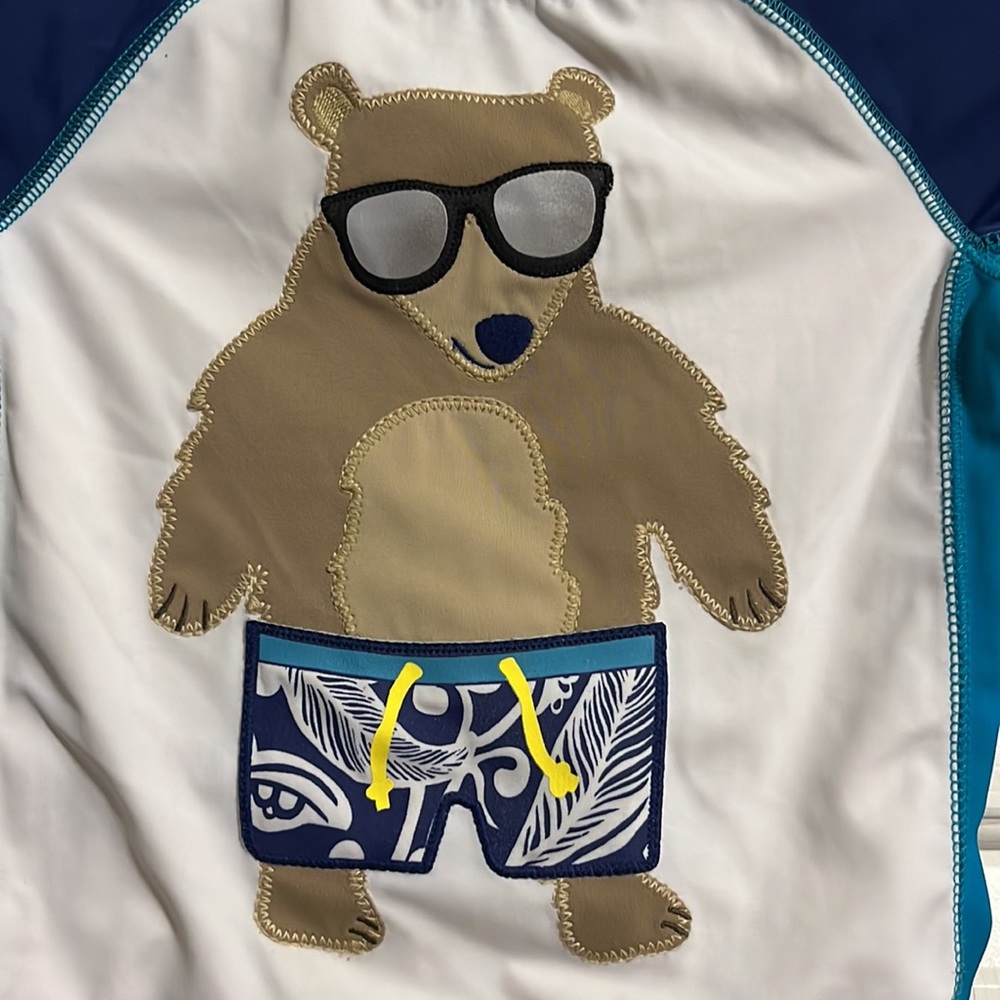Three piece little boys Gymboree swim 2T - Picture 4 of 13